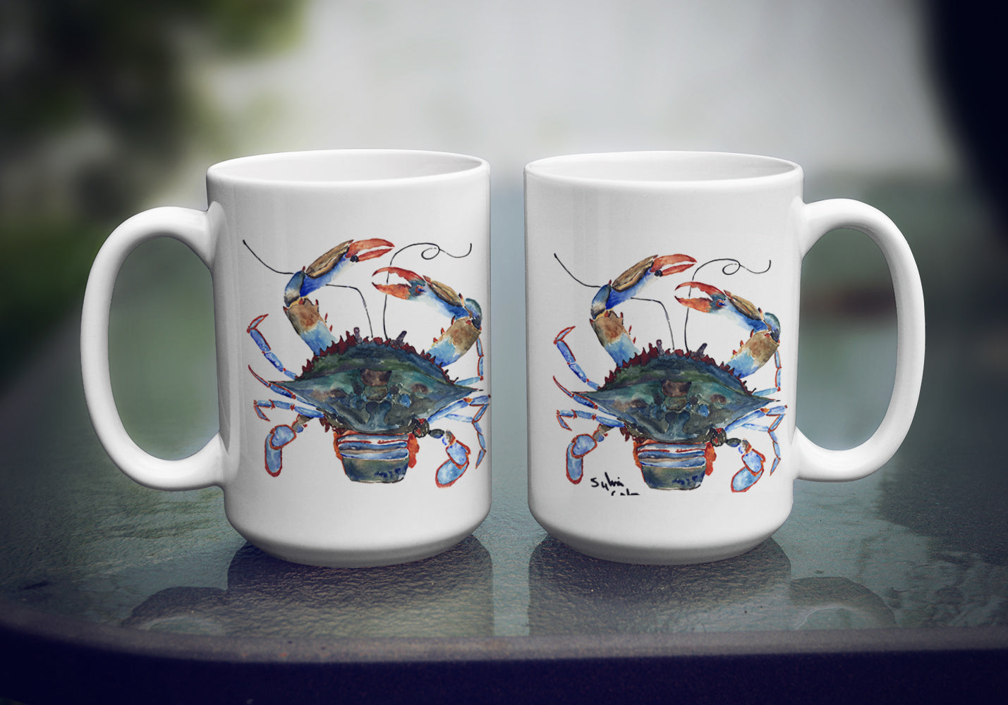 Female Blue Crab Coffee Mug 15 oz