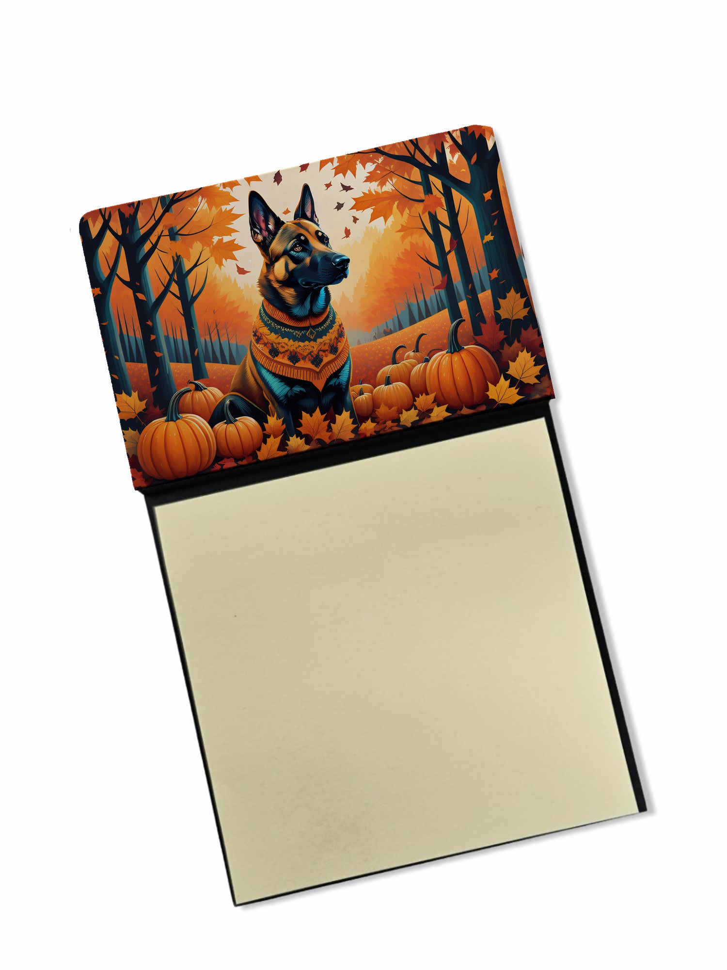 Buy this Belgian Malinois Fall Sticky Note Holder