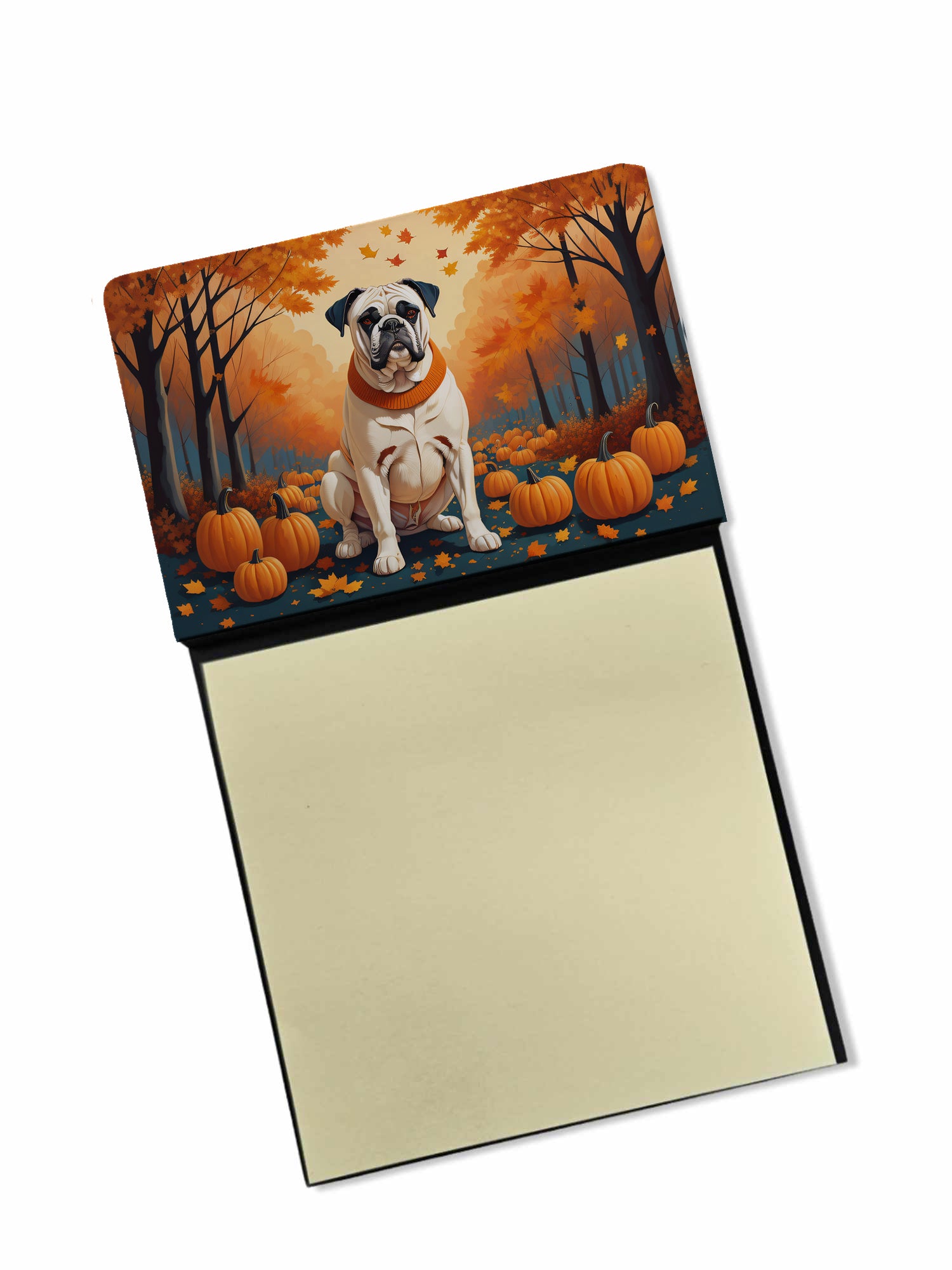 Buy this White Boxer Fall Sticky Note Holder