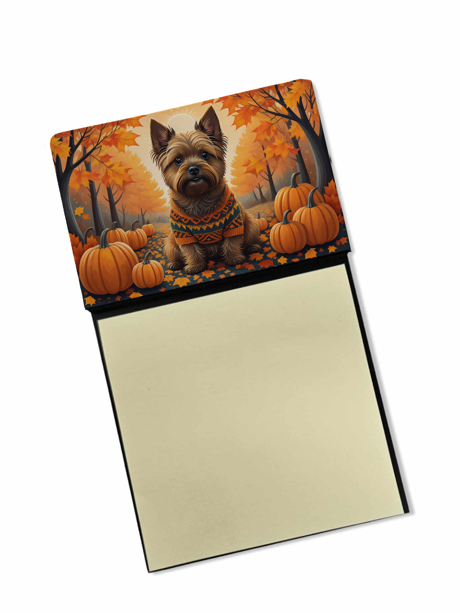 Buy this Cairn Terrier Fall Sticky Note Holder