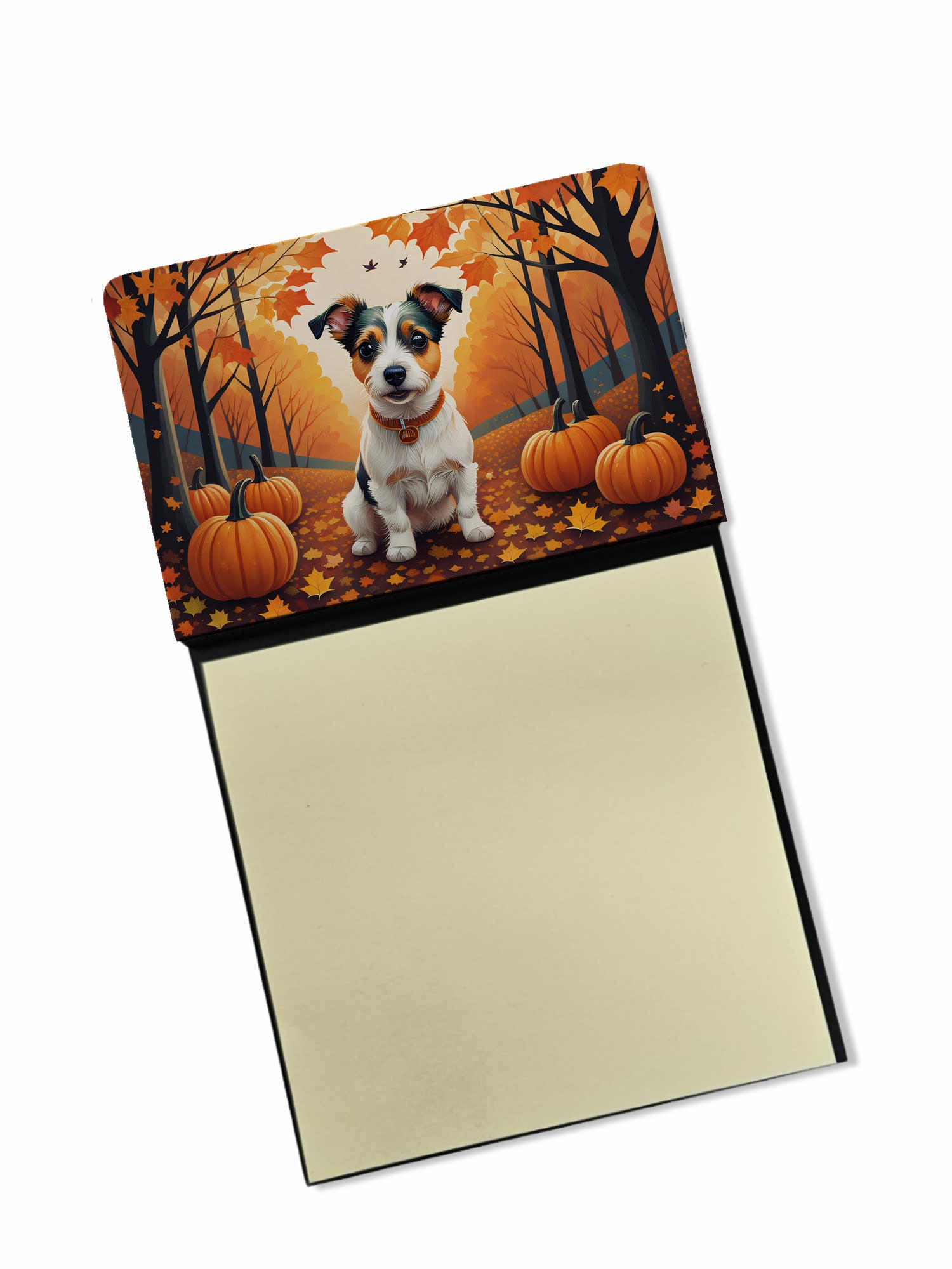 Buy this Jack Russell Terrier Fall Sticky Note Holder