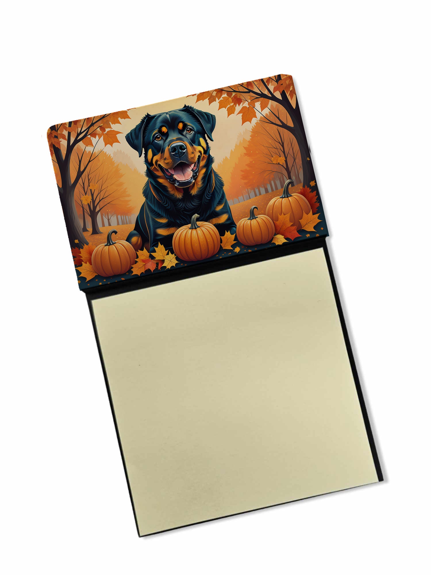 Buy this Rottweiler Fall Sticky Note Holder