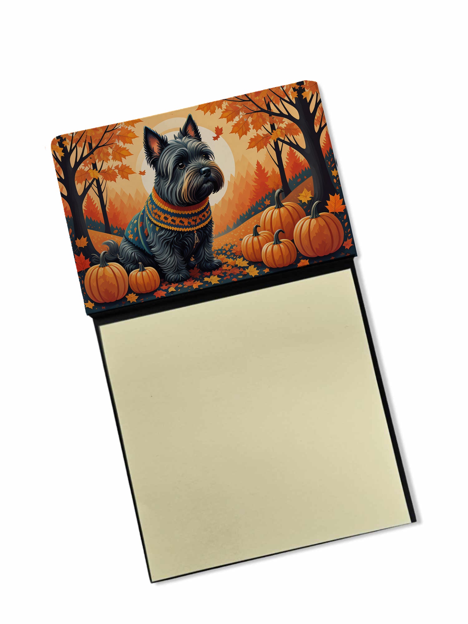 Buy this Scottish Terrier Fall Sticky Note Holder