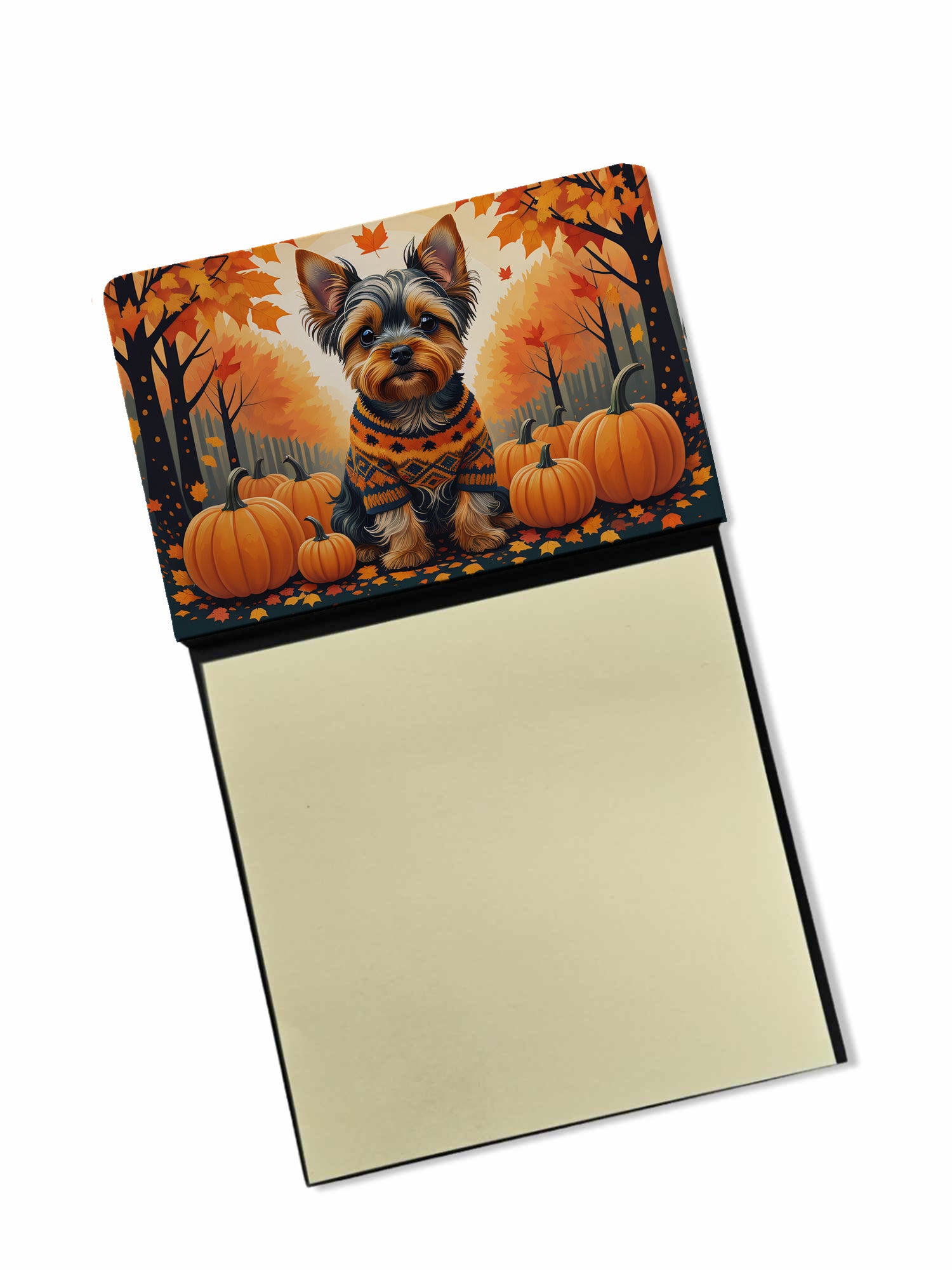 Buy this Yorkshire Terrier Fall Sticky Note Holder