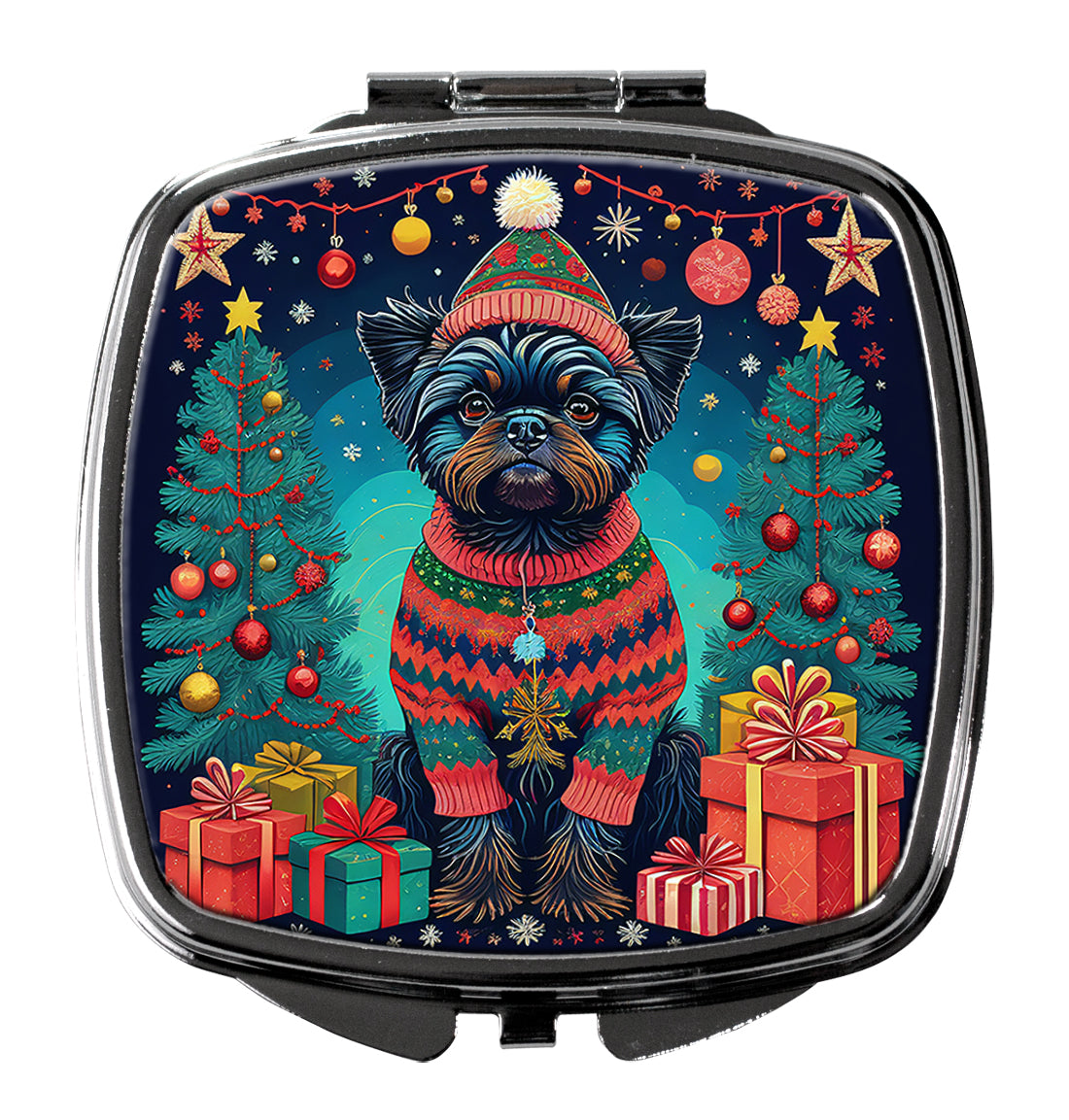 Buy this Affenpinscher Christmas Compact Mirror