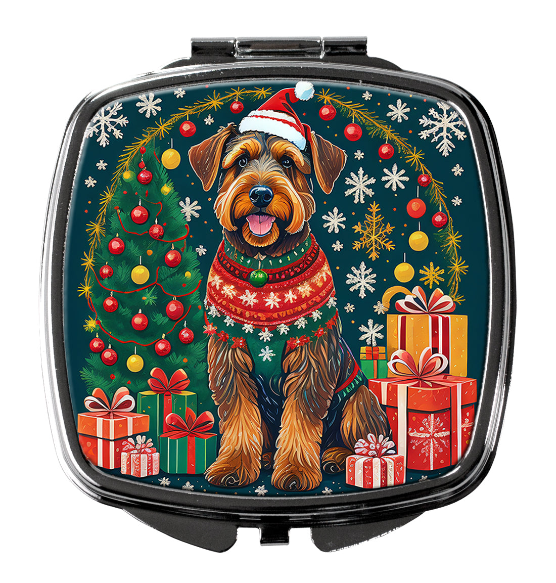 Buy this Airedale Terrier Christmas Compact Mirror