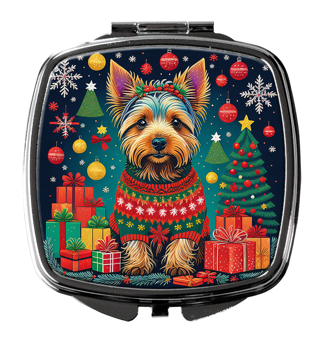 Buy this Australian Terrier Christmas Compact Mirror