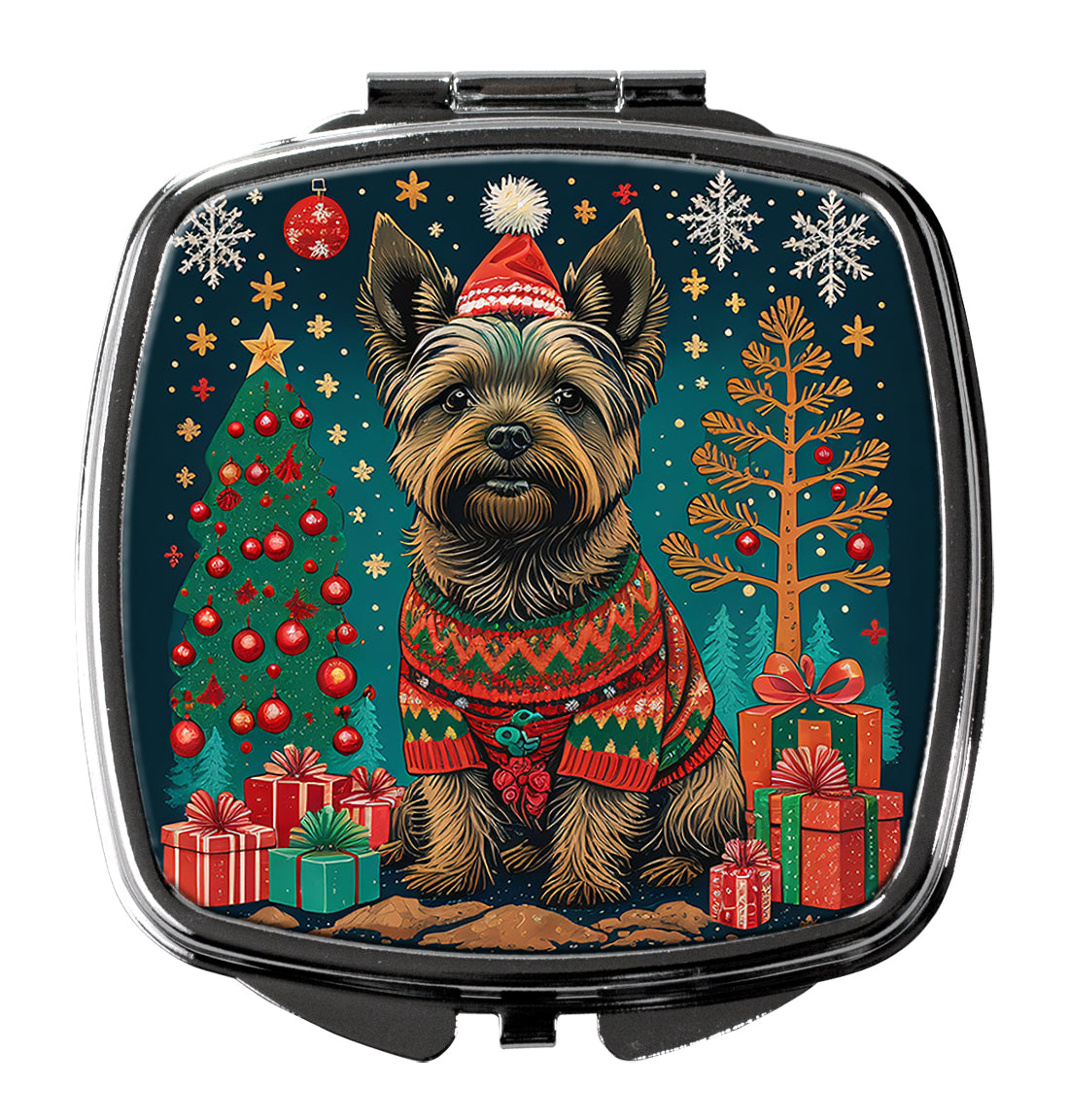 Buy this Cairn Terrier Christmas Compact Mirror