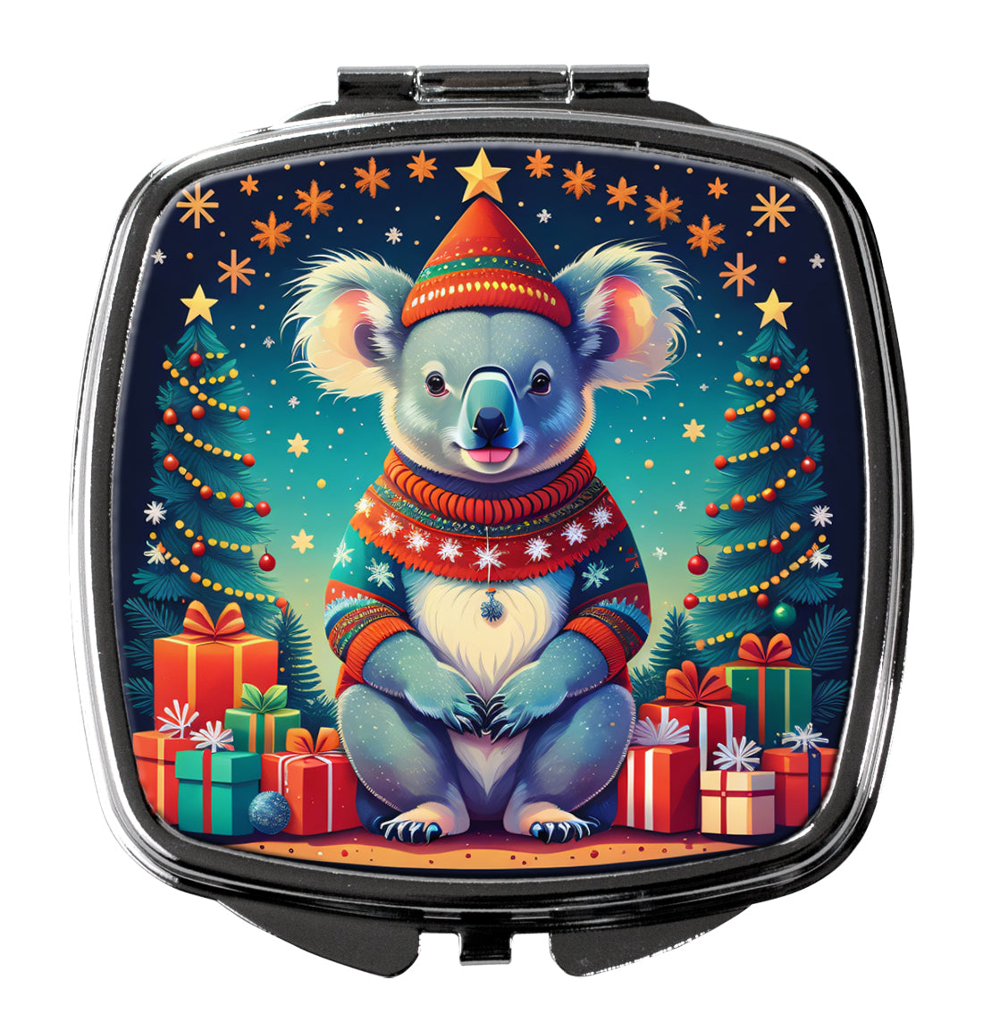 Buy this Koala Christmas Compact Mirror