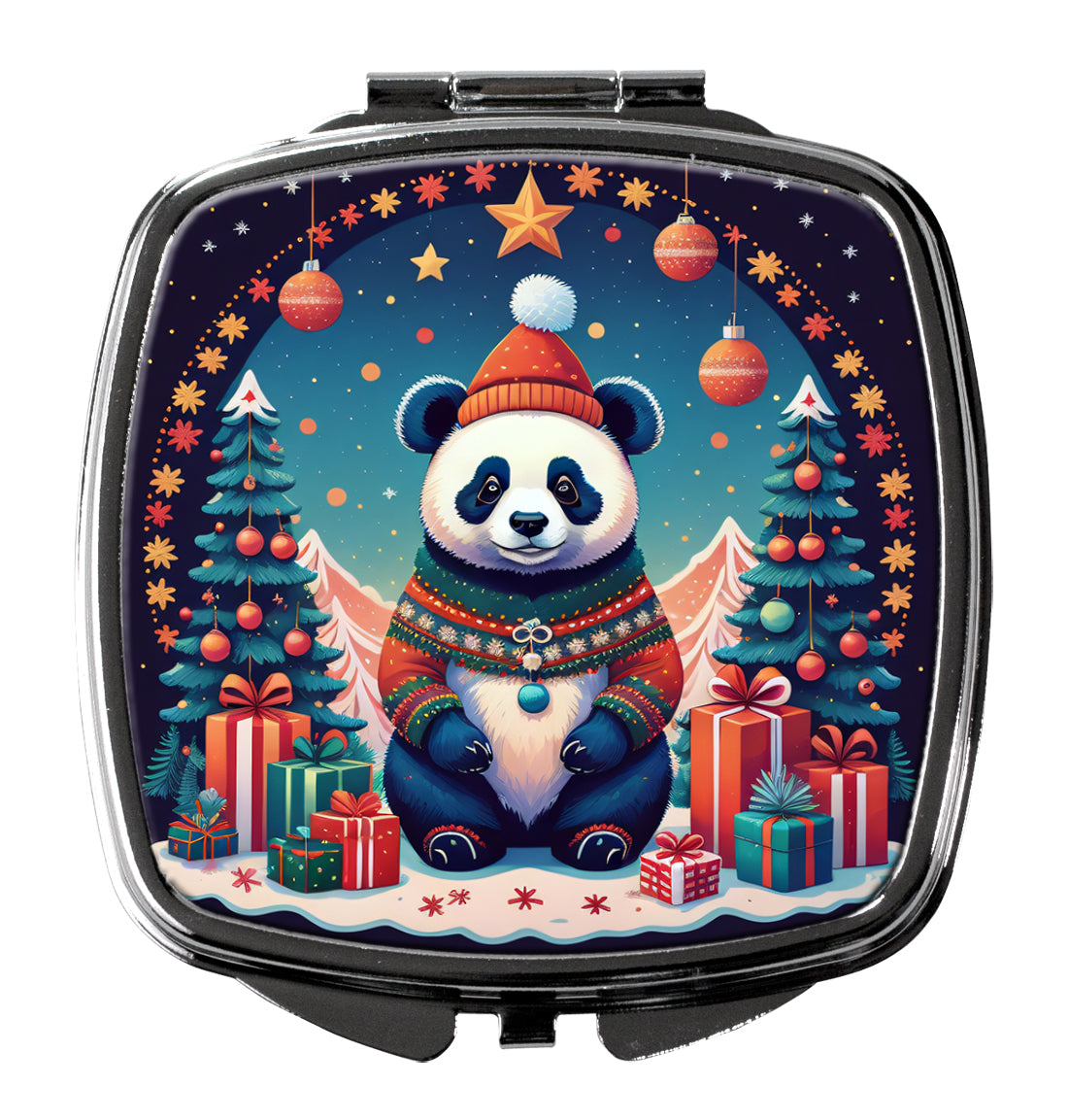 Buy this Panda Christmas Compact Mirror