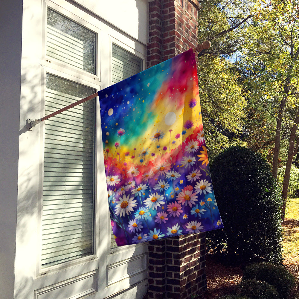 Buy this Asters in Color House Flag
