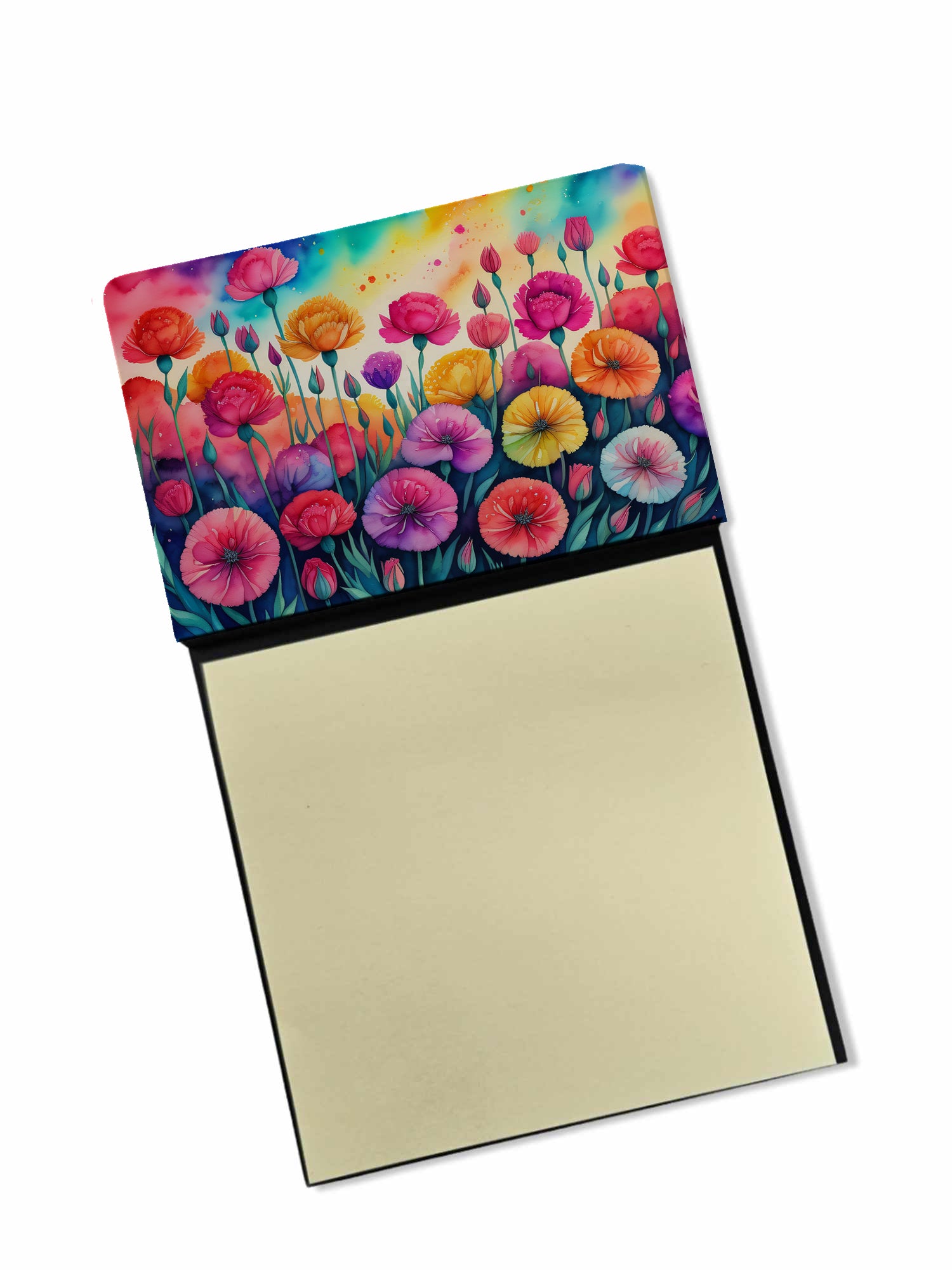 Buy this Carnations in Color Sticky Note Holder