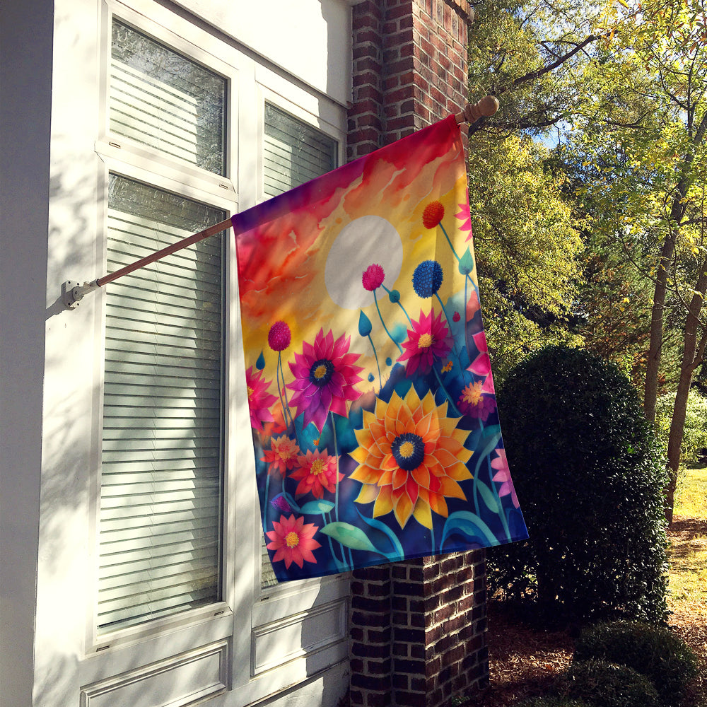 Buy this Dahlias in Color House Flag