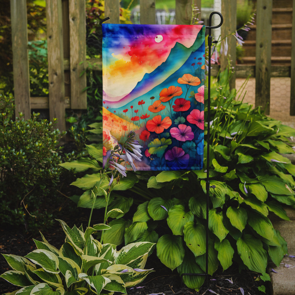 Buy this Geraniums in Color Garden Flag