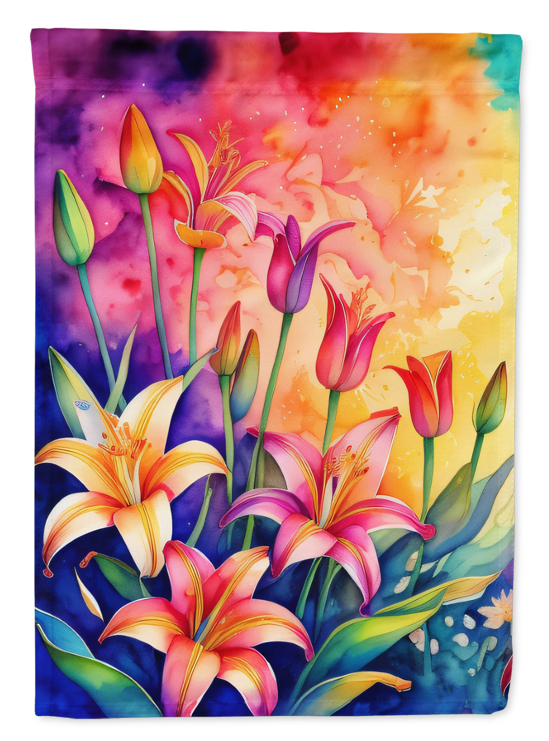 Buy this Lilies in Color Garden Flag