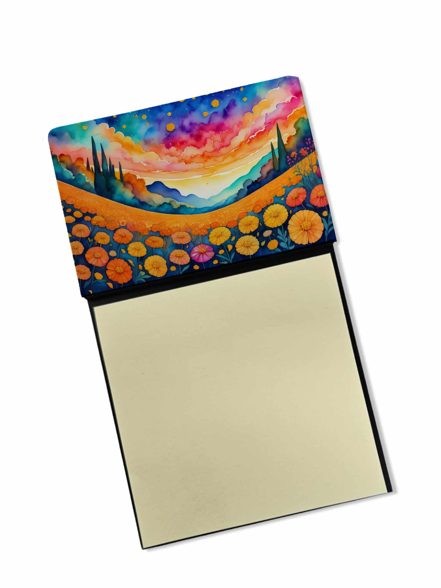 Buy this Marigolds in Color Sticky Note Holder