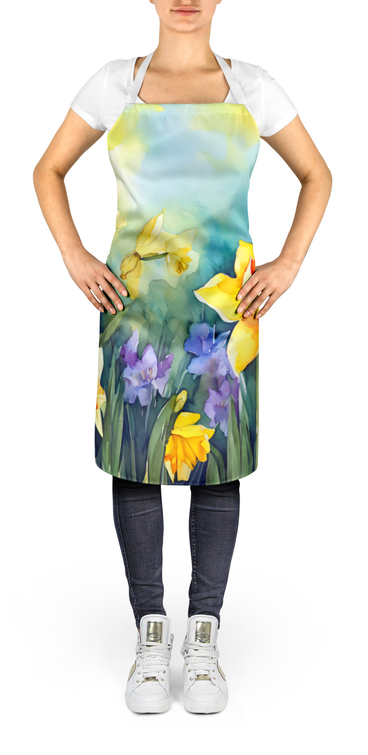 Buy this Daffodils in Watercolor Apron