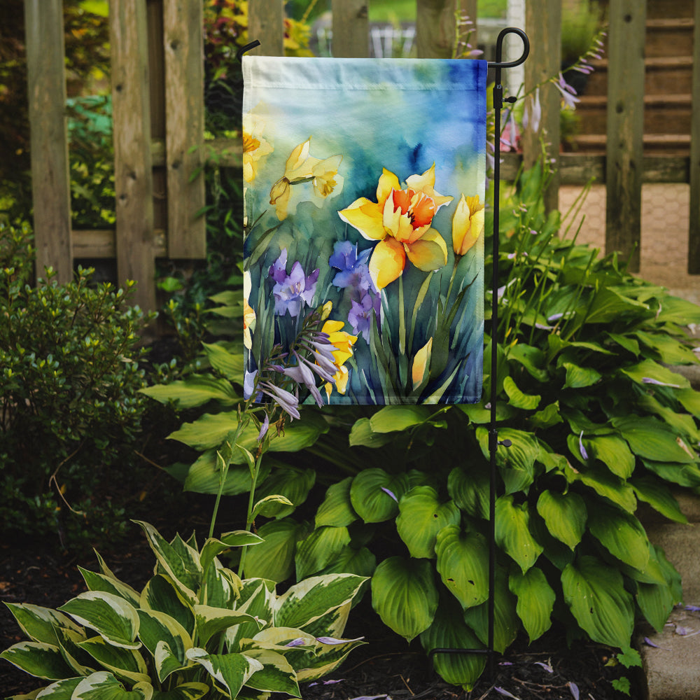 Buy this Daffodils in Watercolor Garden Flag