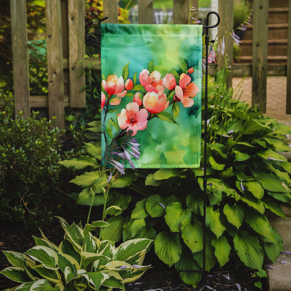 Buy this Delaware Peach Blossom in Watercolor Garden Flag