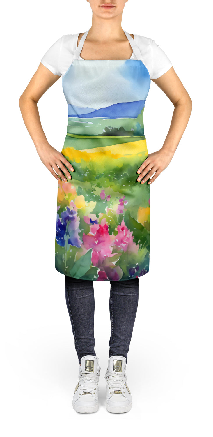 Buy this Massachusetts Mayflowers in Watercolor Apron