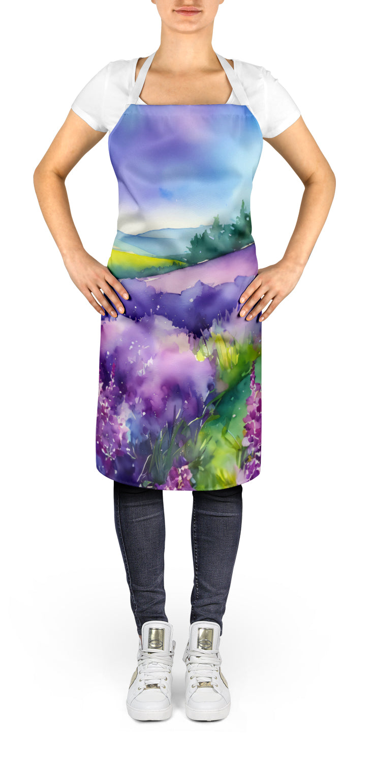 Buy this New Hampshire Purple Lilac in Watercolor Apron
