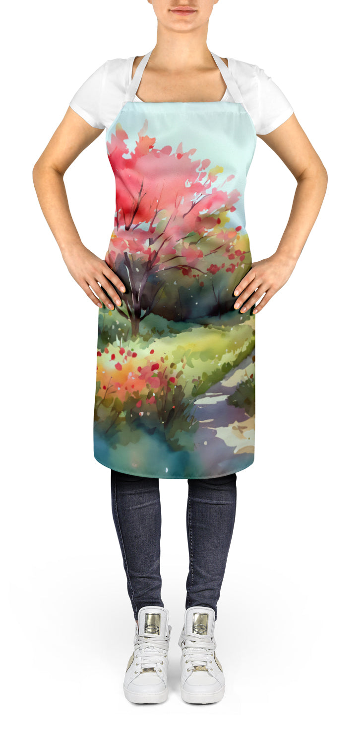 Buy this North Carolina Dogwoods in Watercolor Apron