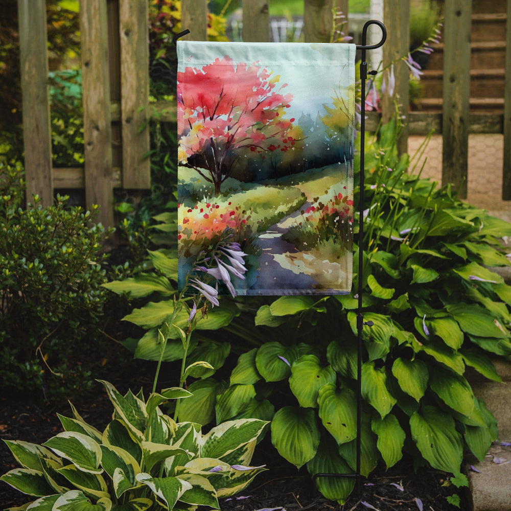 Buy this North Carolina Dogwoods in Watercolor Garden Flag