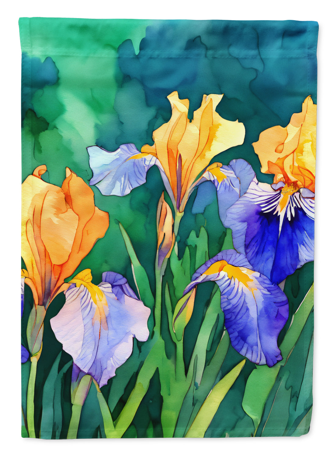 Buy this Tennessee Iris in Watercolor House Flag