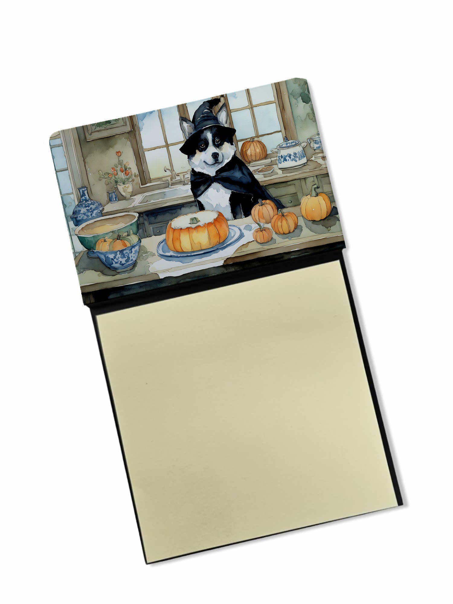 Buy this Akita Fall Kitchen Pumpkins Sticky Note Holder