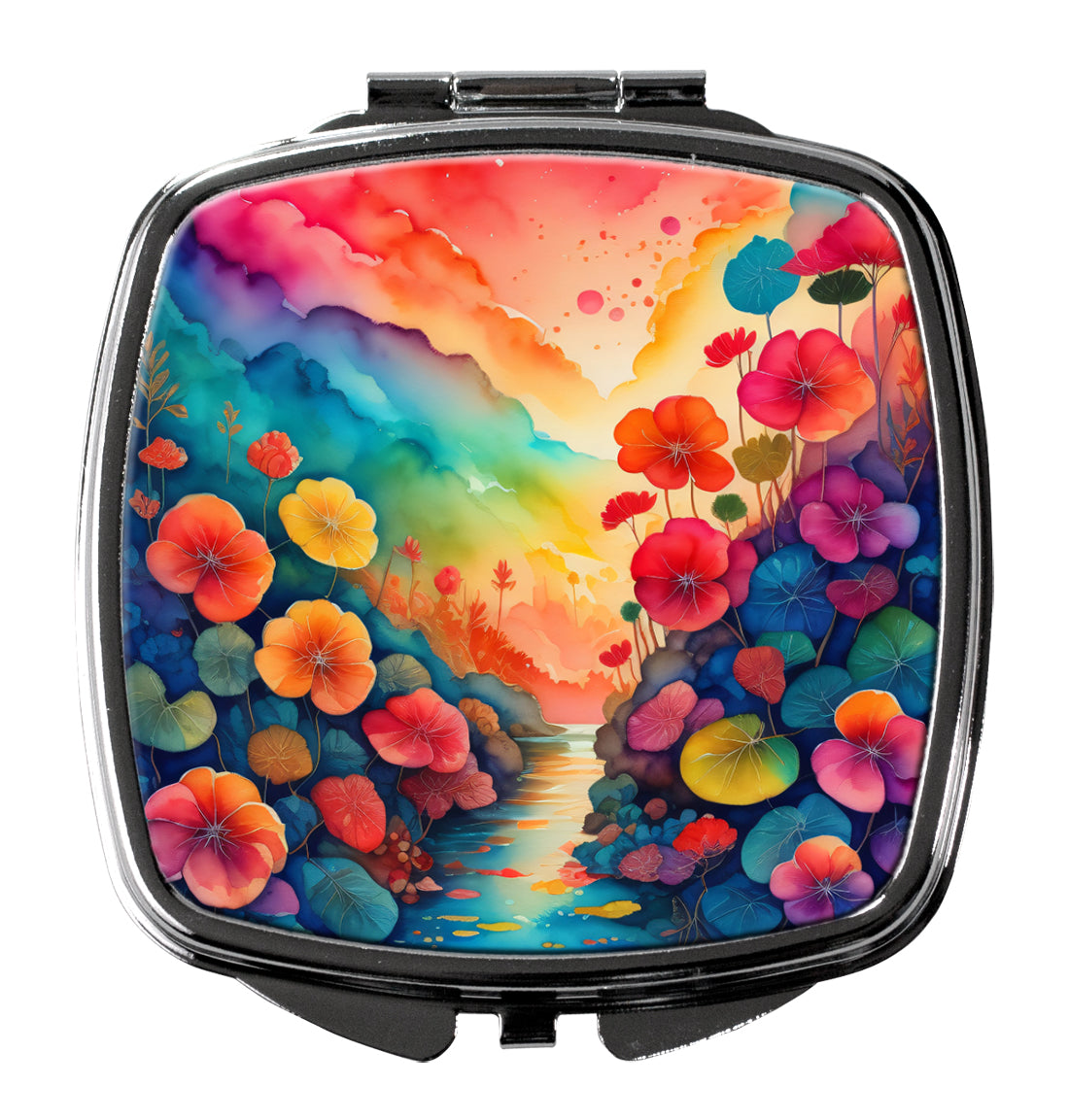 Buy this Colorful Begonias Compact Mirror