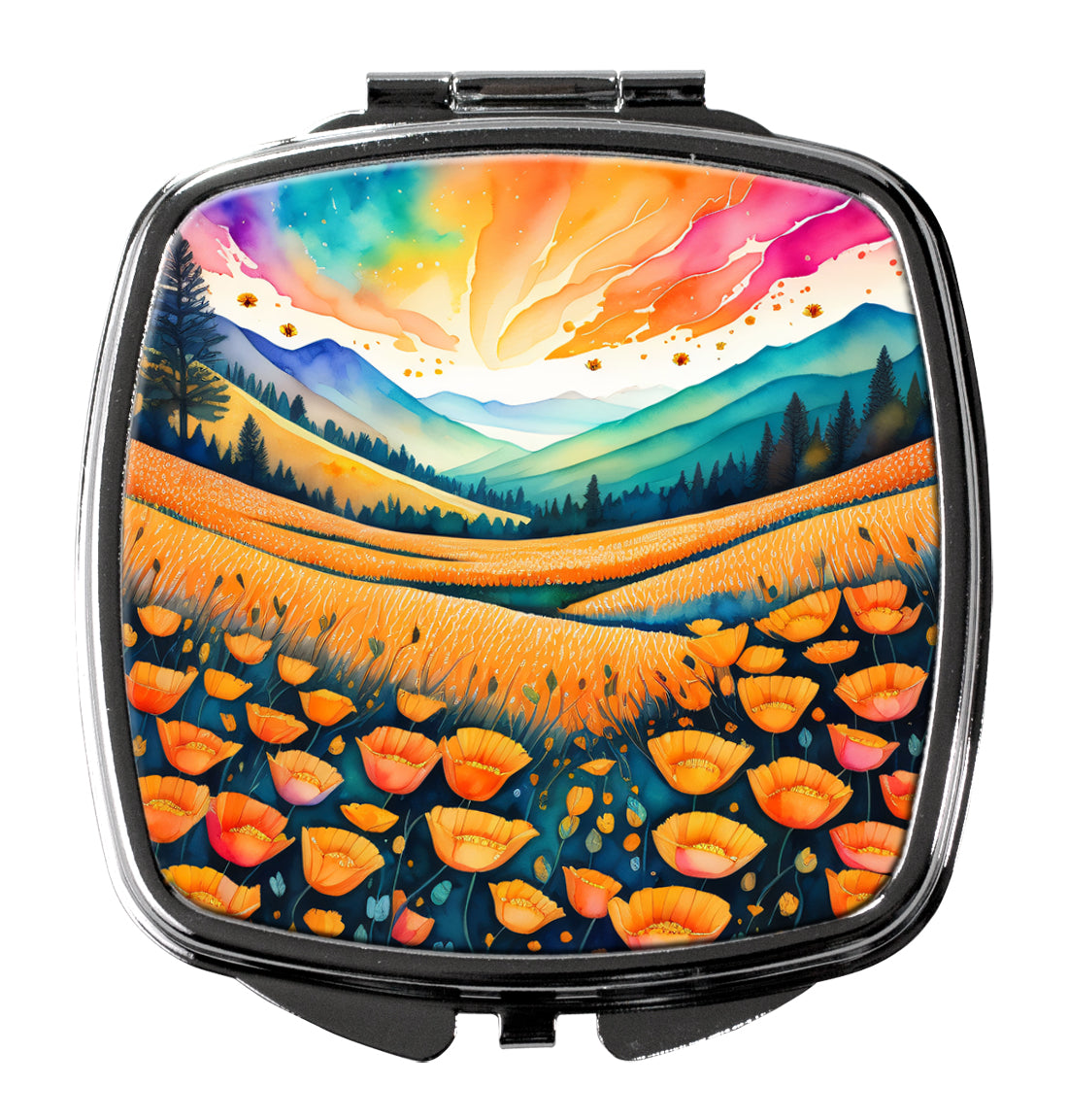 Buy this Colorful California poppies Compact Mirror