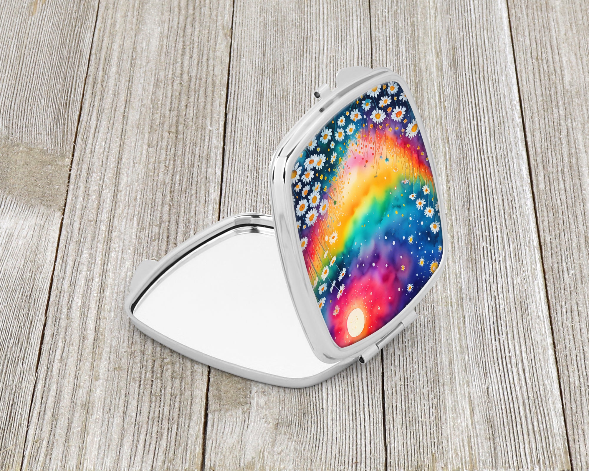 Buy this Colorful Daisies Compact Mirror