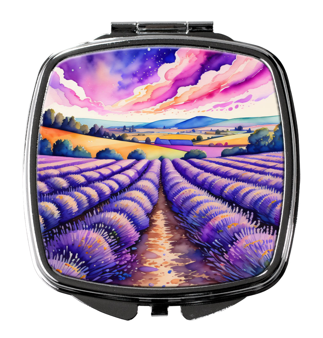 Buy this Colorful English Lavender Compact Mirror