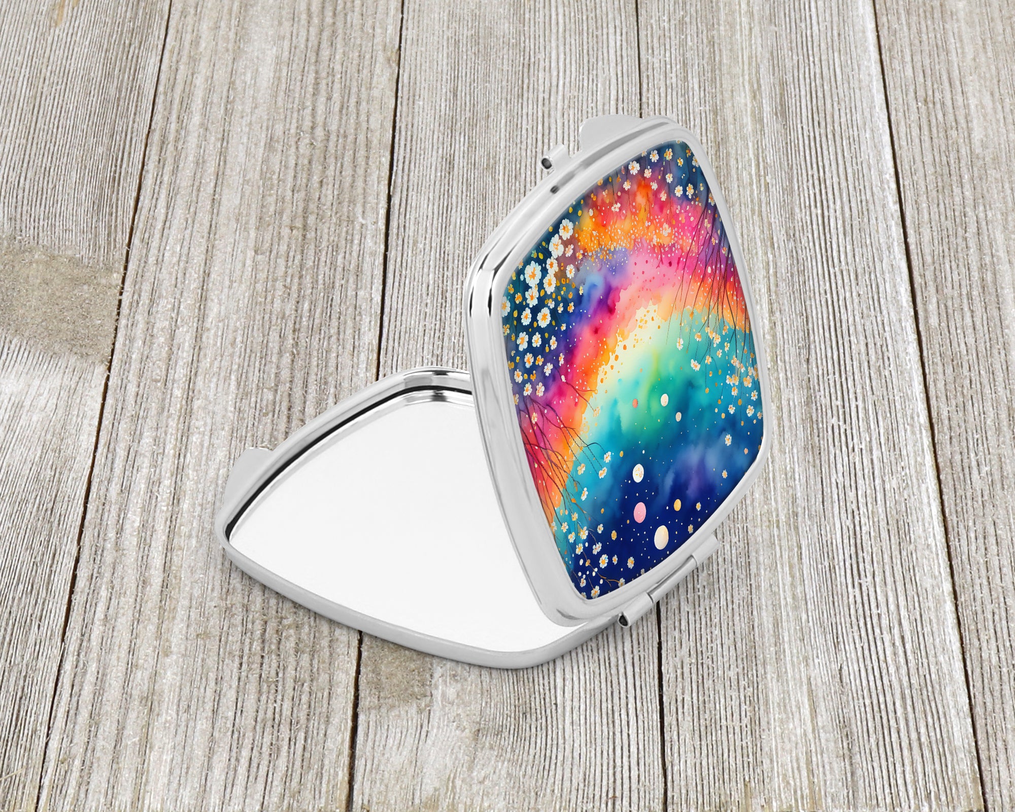 Buy this Colorful Gypsophila Compact Mirror