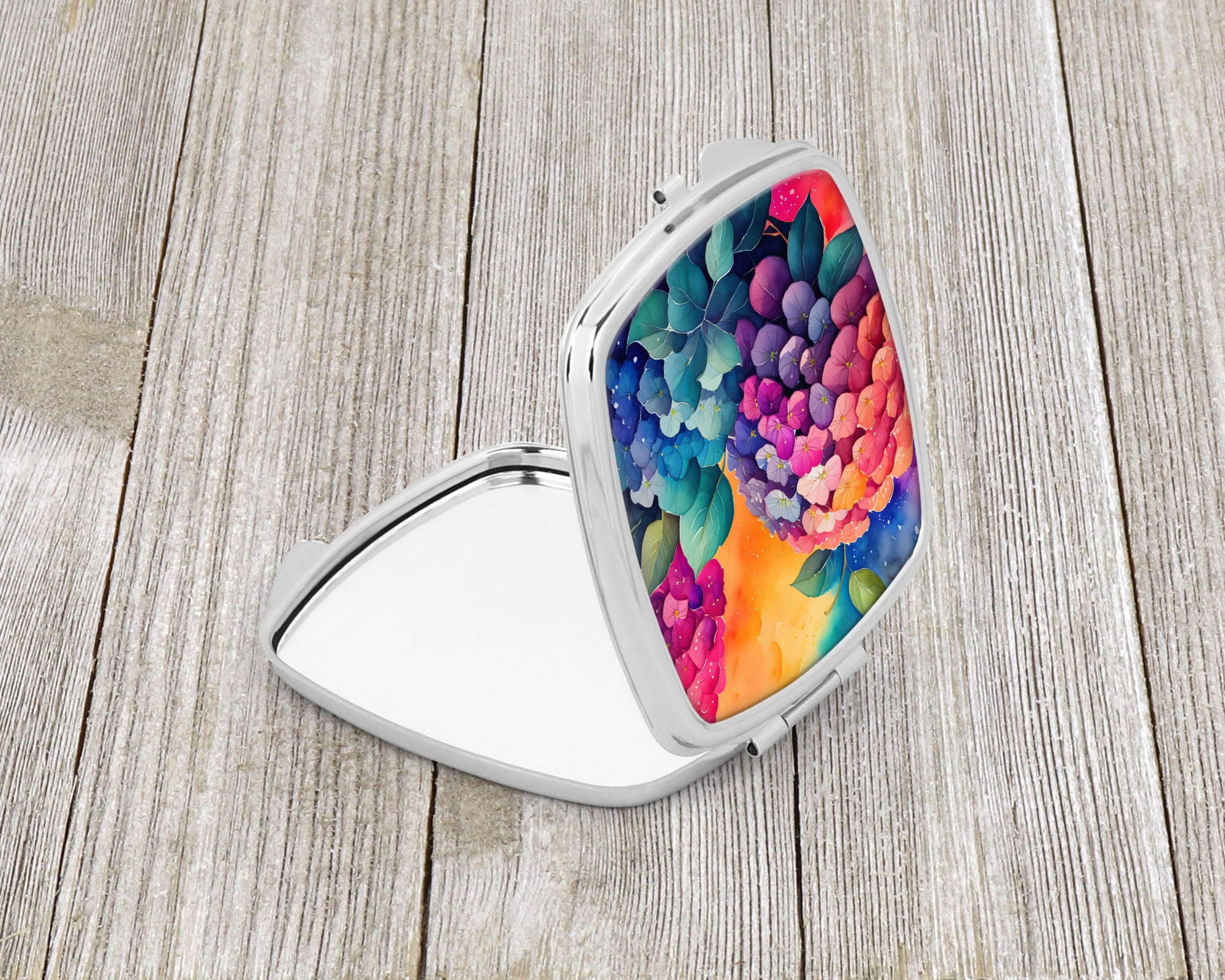 Buy this Colorful Hydrangeas Compact Mirror