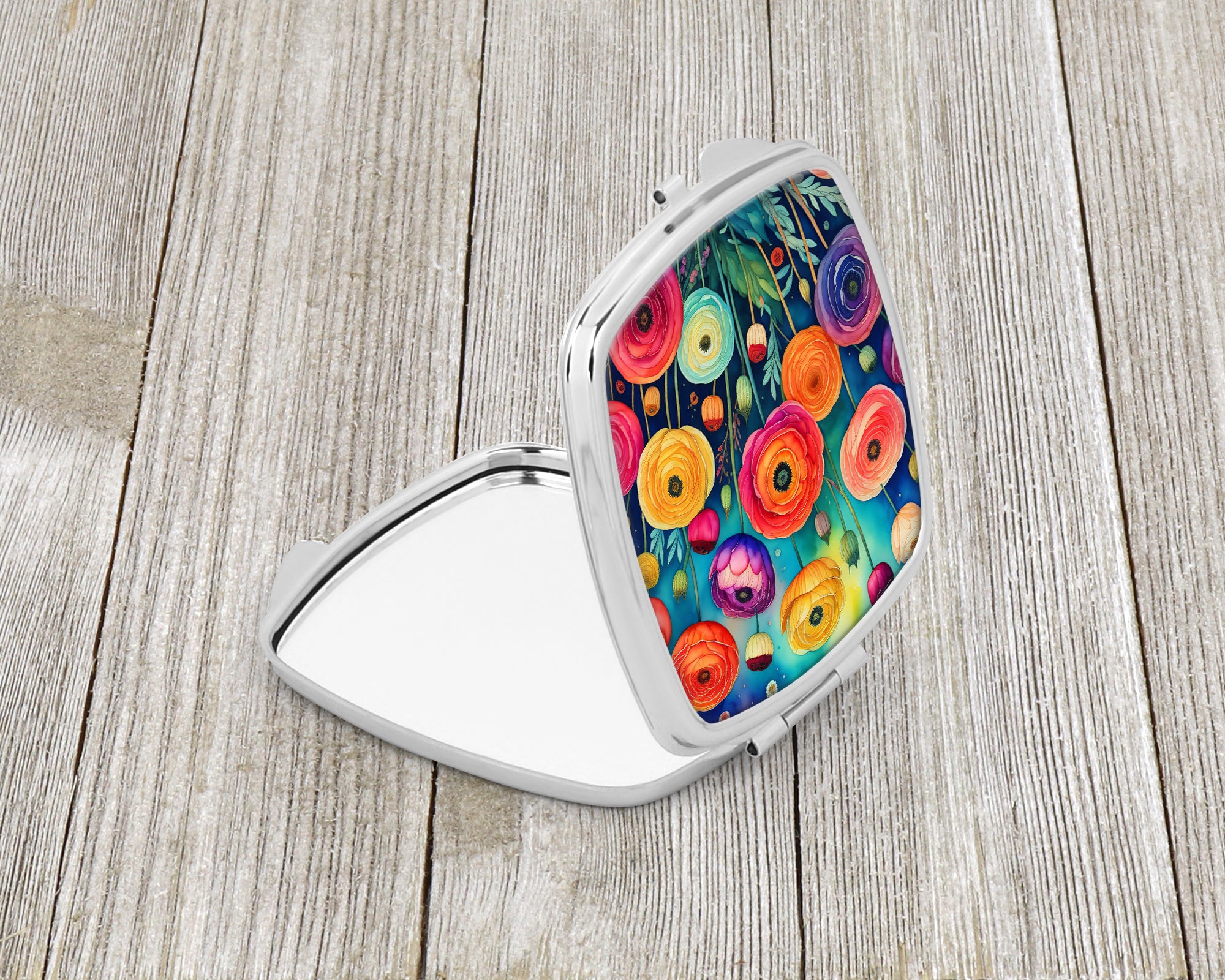 Buy this Colorful Ranunculus Compact Mirror