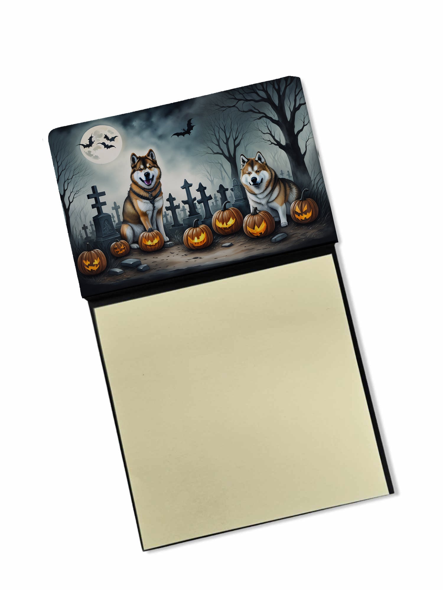 Buy this Akita Spooky Halloween Sticky Note Holder