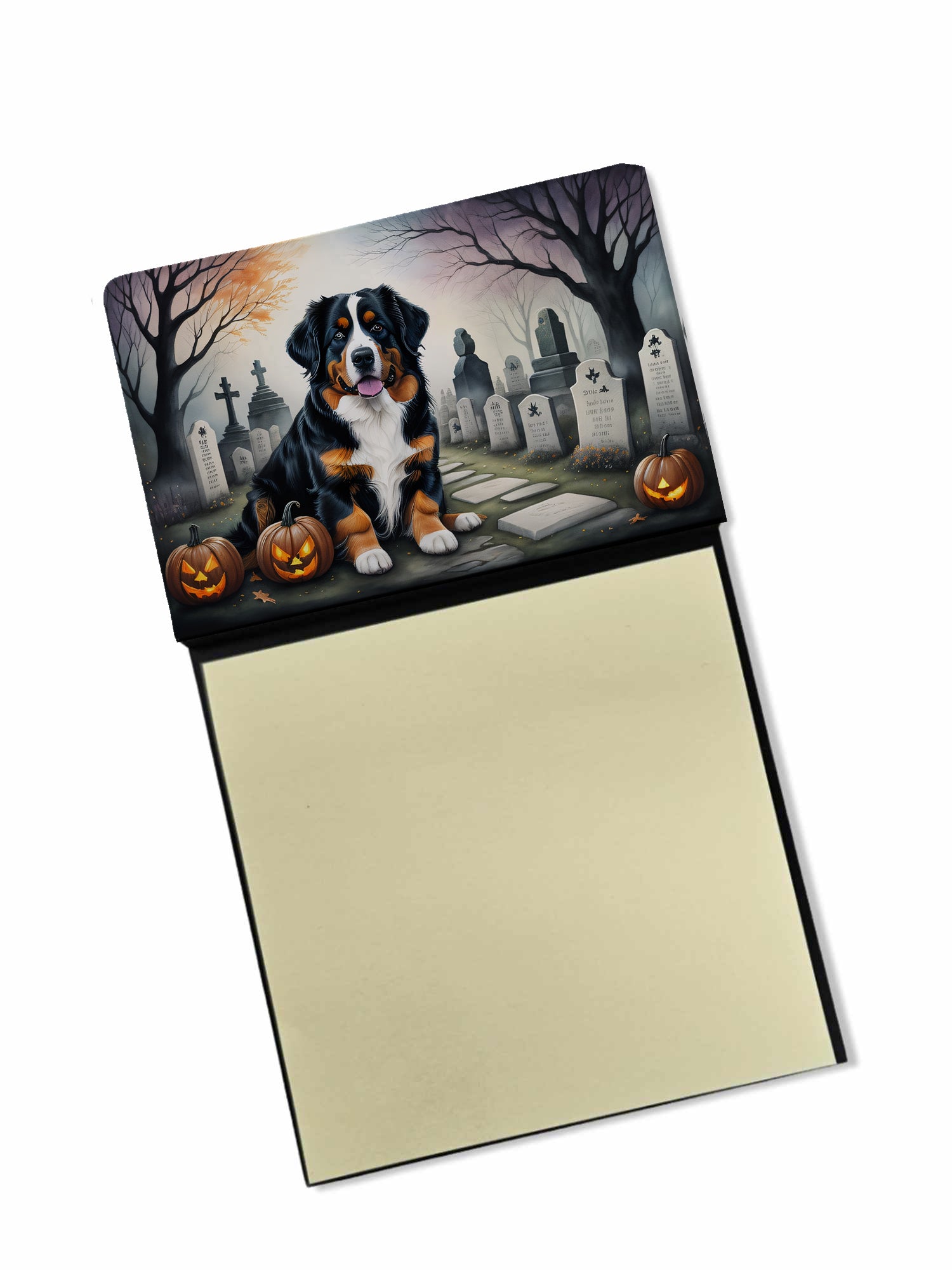 Buy this Bernese Mountain Dog Spooky Halloween Sticky Note Holder
