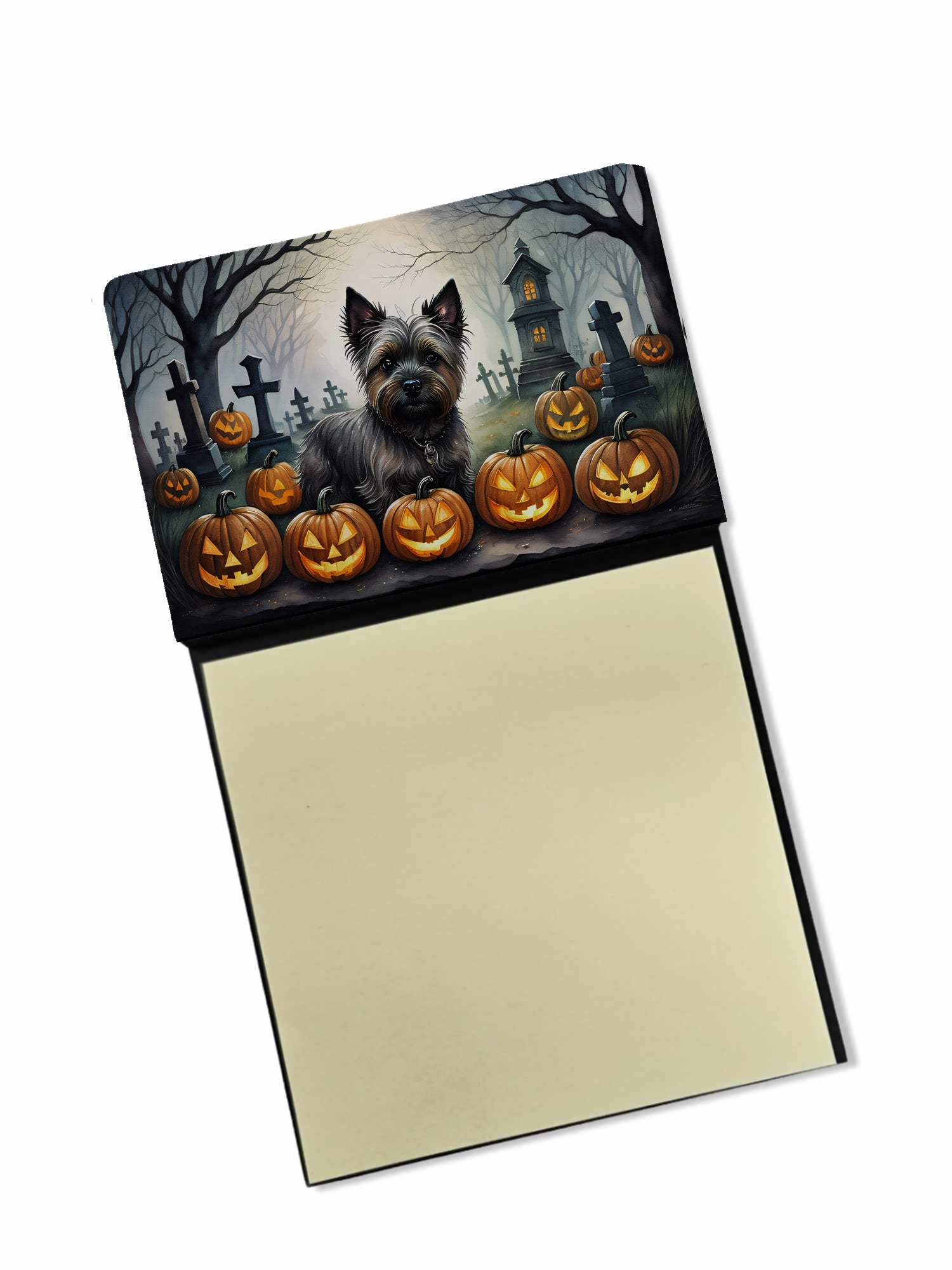 Buy this Cairn Terrier Spooky Halloween Sticky Note Holder