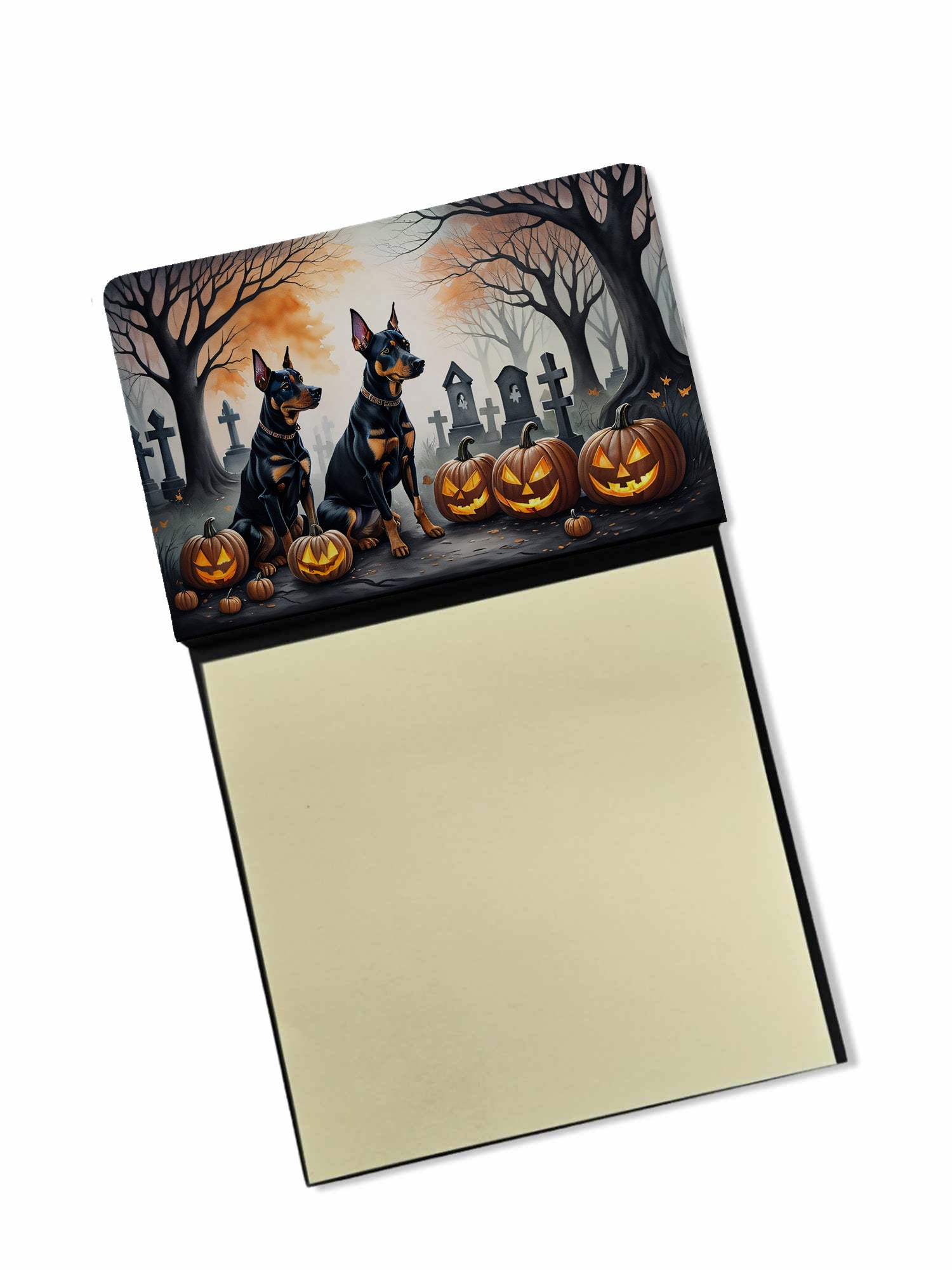 Buy this Doberman Pinscher Spooky Halloween Sticky Note Holder