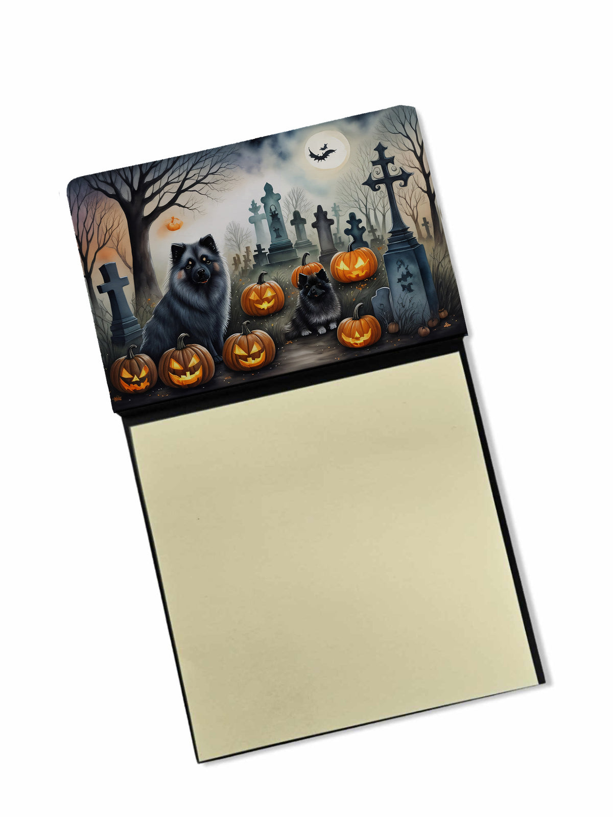 Buy this Keeshond Spooky Halloween Sticky Note Holder