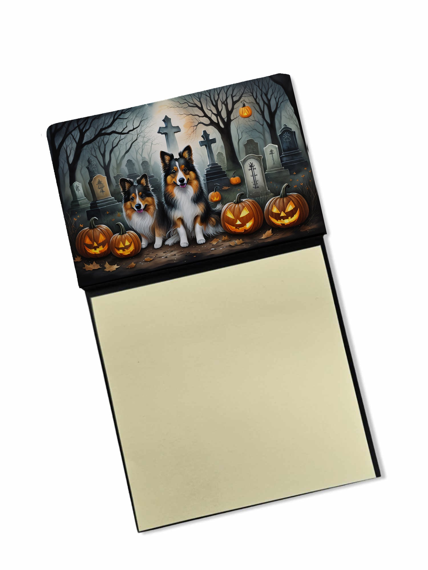 Buy this Sheltie Spooky Halloween Sticky Note Holder