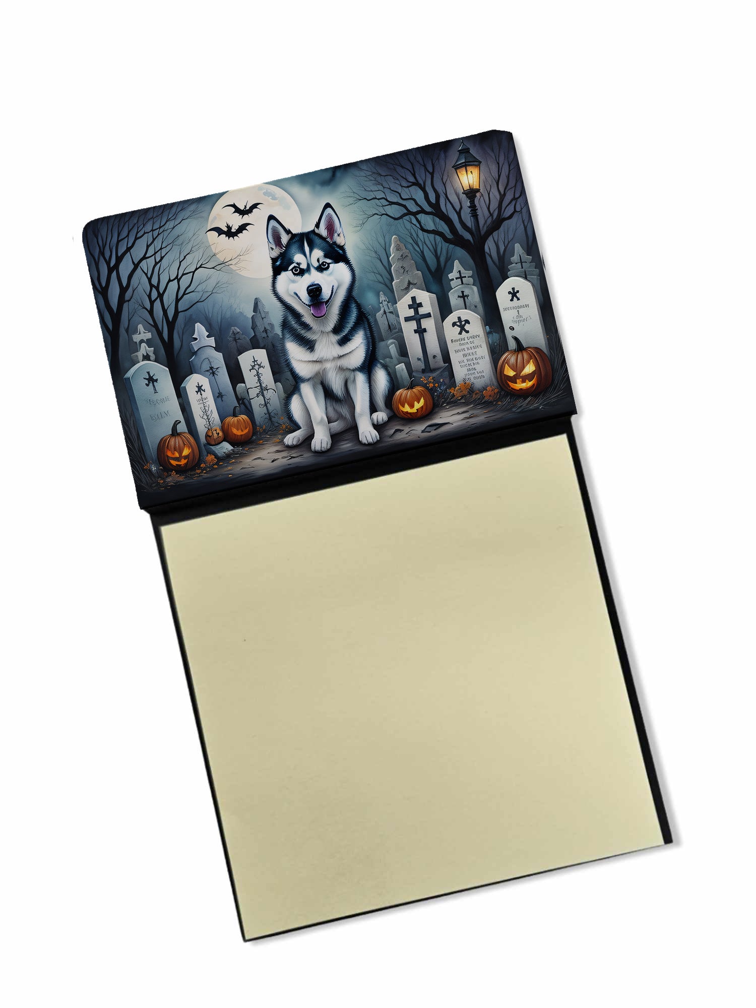 Buy this Siberian Husky Spooky Halloween Sticky Note Holder