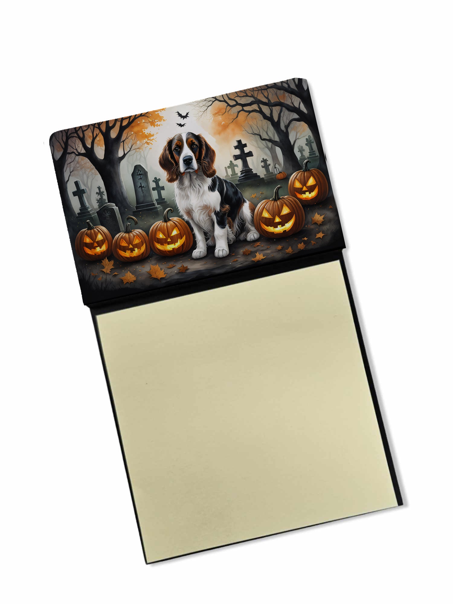 Buy this Welsh Springer Spaniel Spooky Halloween Sticky Note Holder