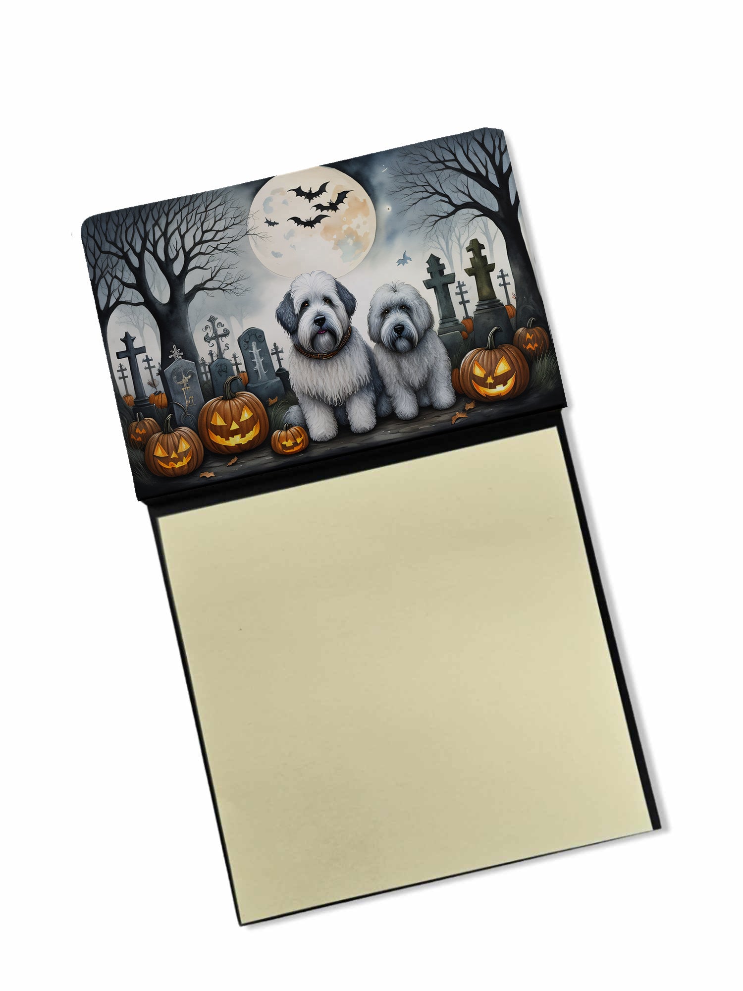 Buy this Old English Sheepdog Spooky Halloween Sticky Note Holder