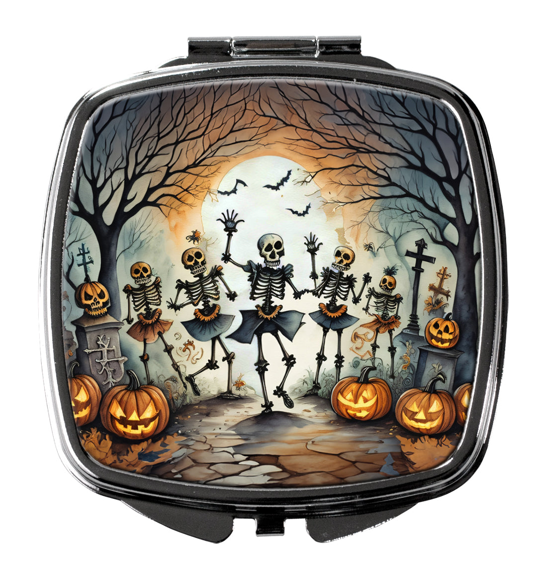 Buy this Dancing Skeletons Spooky Halloween Compact Mirror