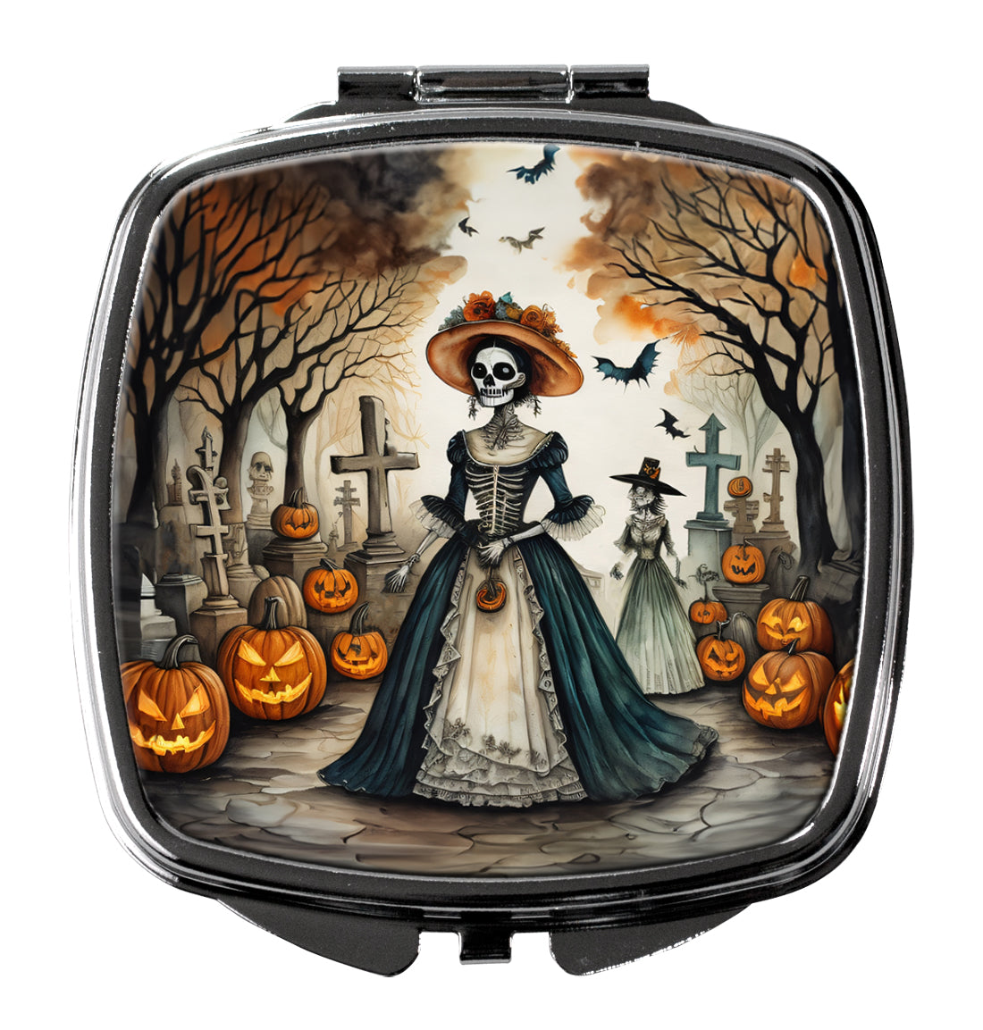 Buy this La Catrina Skeleton Spooky Halloween Compact Mirror