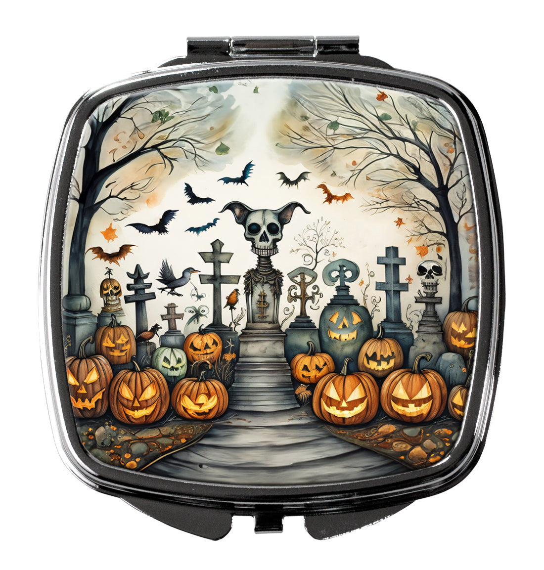 Buy this Pet Cemetery Spooky Halloween Compact Mirror