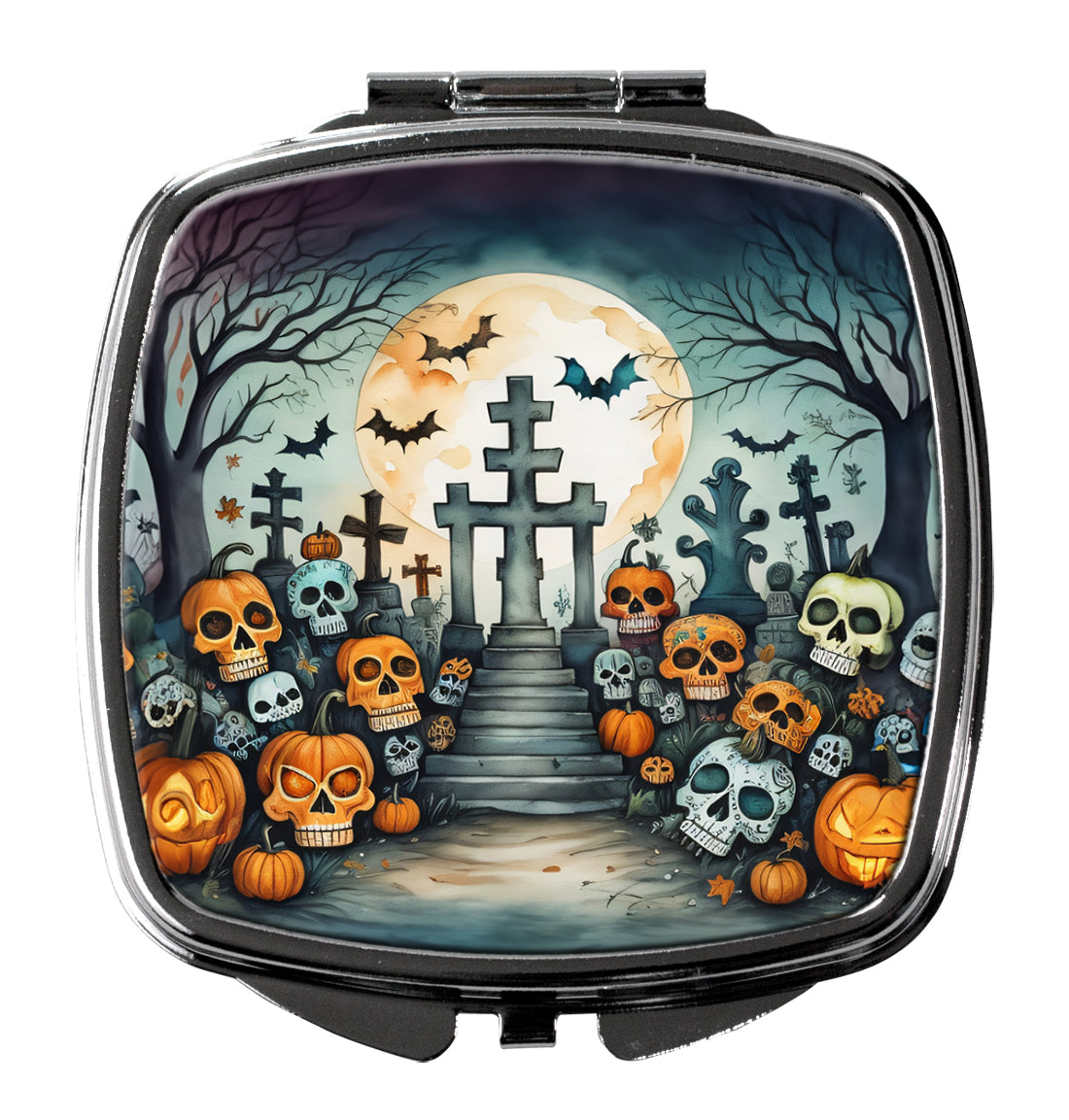 Buy this Calaveras Sugar Skulls Spooky Halloween Compact Mirror