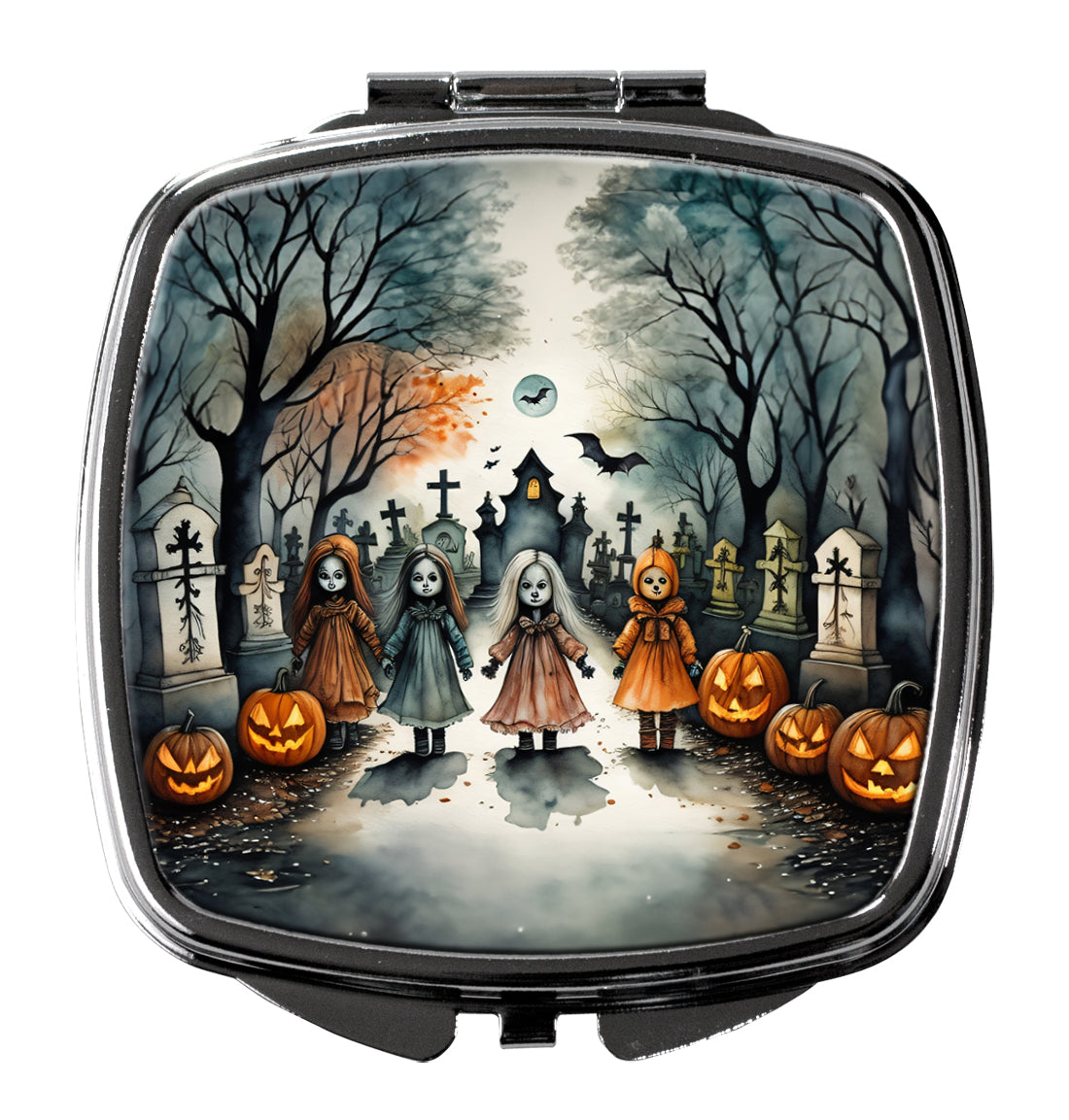 Buy this Creepy Dolls Spooky Halloween Compact Mirror